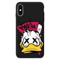 Силиконовый чехол Softmag Case Donald Duck Faki для iPhone Xs