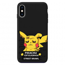 Силиконовый чехол Softmag Case Pikachu для iPhone Xs