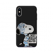 Силиконовый чехол Softmag Case Snoopy для iPhone Xs