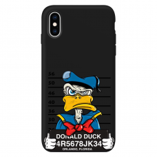 Силиконовый чехол Softmag Case Donald Duck для iPhone Xs Max