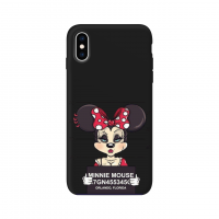 Силиконовый чехол Softmag Case Minnie Mouse для iPhone Xs Max