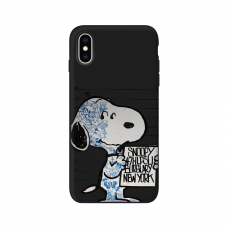 Силиконовый чехол Softmag Case Snoopy для iPhone Xs Max
