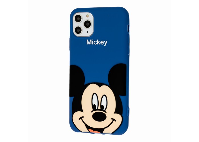 Чехол 3D для iPhone 11 Pro Max Disney Mickey Mouse синий