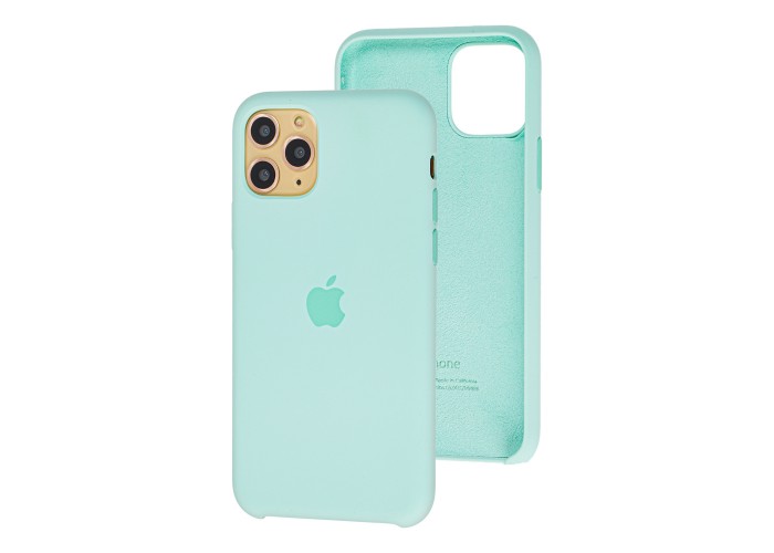 Чехол Silicone для iPhone 11 Pro Max Premium case beryl