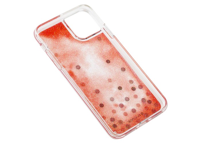 Чехол для iPhone 11 Pro Max Gcase star whispen dot блестки вода розовый