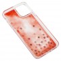 Чехол для iPhone 11 Pro Max Gcase star whispen dot блестки вода розовый