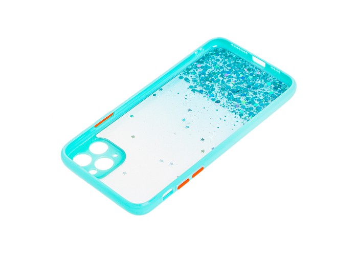 Чехол для iPhone 11 Pro Max Glitter Bling мятный