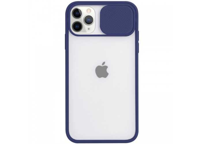 Чехол для iPhone 11 Pro Max LikGus Camshield camera protect синий