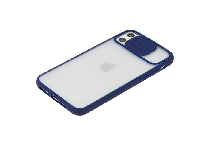 Чехол для iPhone 11 Pro Max LikGus Camshield camera protect синий