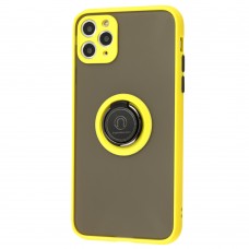 Чехол для iPhone 11 Pro Max LikGus Edging Ring желтый