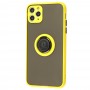 Чехол для iPhone 11 Pro Max LikGus Edging Ring желтый