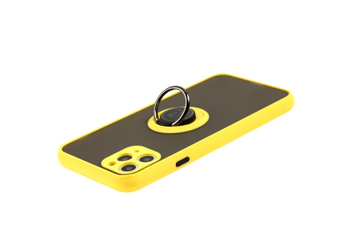 Чехол для iPhone 11 Pro Max LikGus Edging Ring желтый