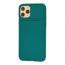 Чехол для iPhone 11 Pro Max Multi-Colored camera protect темно-зеленый