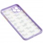 Чехол для iPhone 11 Pro Max Wave Cartoon dachshund / light purple