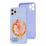 Чехол для iPhone 11 Pro Max Wave Fancy summer mood / light purple