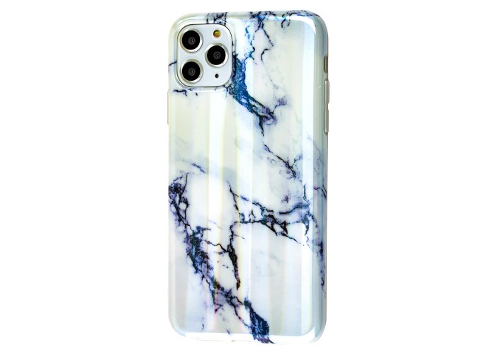 Чехол для iPhone 11 Pro Max Design Mramor Benzo белый