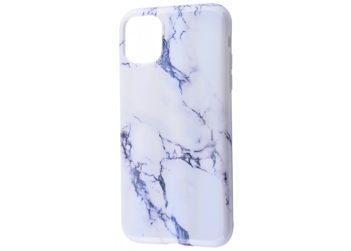 Чехол для iPhone 11 Pro Max Design Mramor Benzo белый