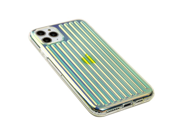 Чехол для iPhone 11 Pro Max Gradient Laser прозрачный