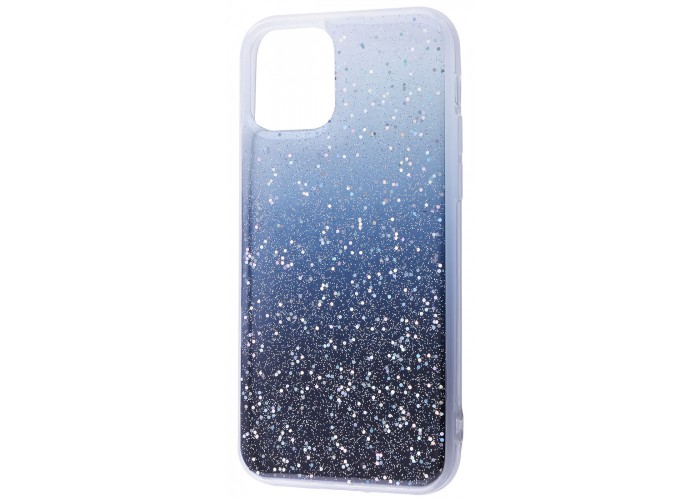 Чехол для iPhone 11 Pro Max HQ Silicone Confetti черный