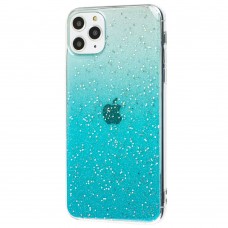 Чехол для iPhone 11 Pro Max HQ Silicone Confetti синий