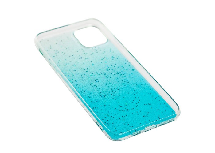 Чехол для iPhone 11 Pro Max HQ Silicone Confetti синий