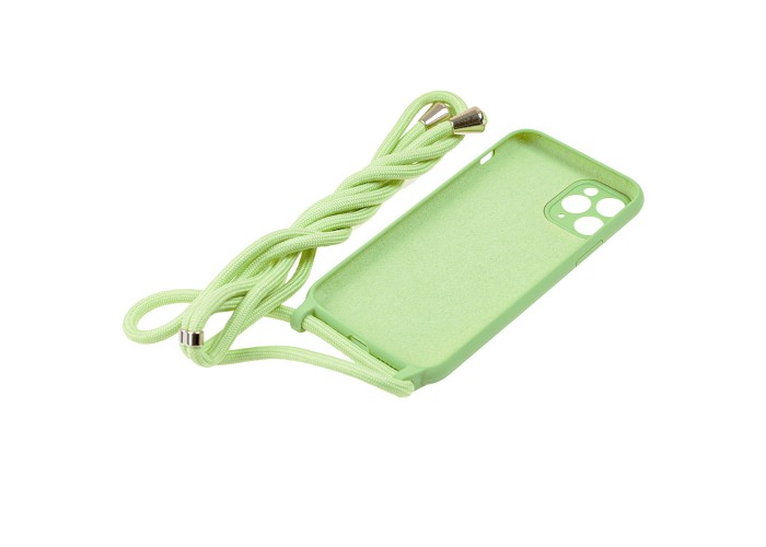 Чехол для iPhone 11 Pro Max Lanyard without logo mint gum