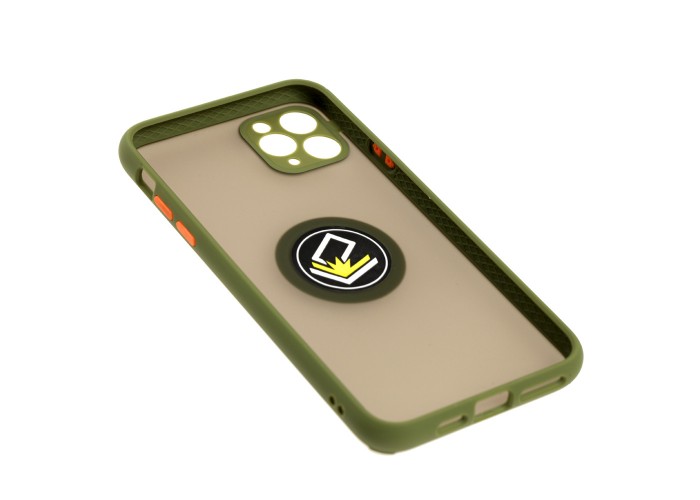 Чехол для iPhone 11 Pro Max LikGus Edging Ring оливковый