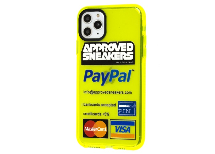Чехол для iPhone 11 Pro Max Neon print PayPal