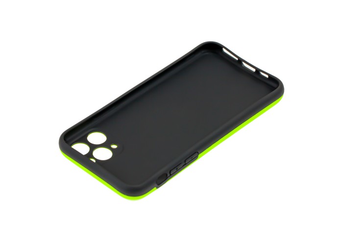 Чехол для iPhone 11 Pro Max Nice smile popsocket салатовый