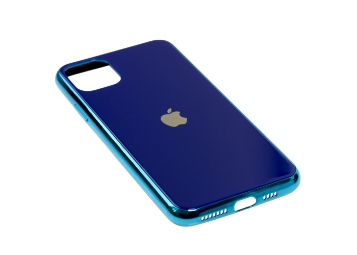 Чехол для iPhone 11 Pro Max Original glass синий