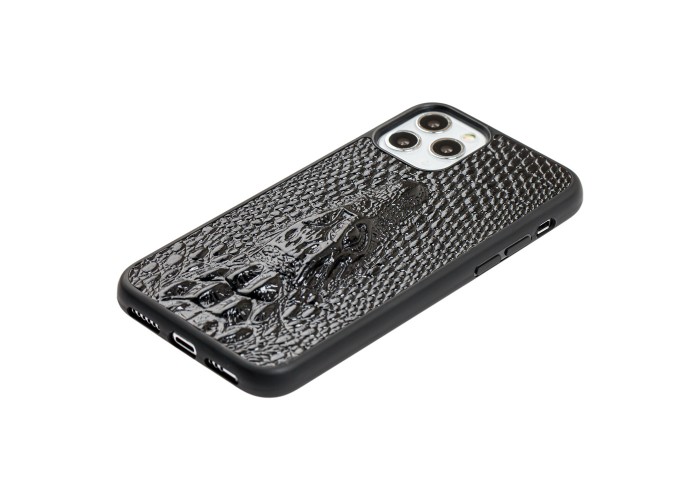 Чехол для iPhone 11 Pro Max Reptile Cayman черный