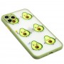 Чехол для iPhone 11 Pro Max Wave Cartoon avocado / mint gum