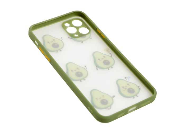 Чехол для iPhone 11 Pro Max Wave Cartoon avocado / mint gum