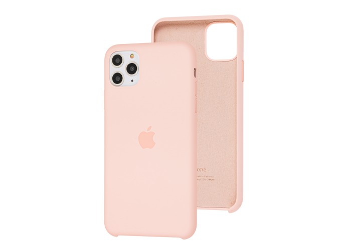 Чехол Silicone для iPhone 11 Pro Max Premium case pink sand