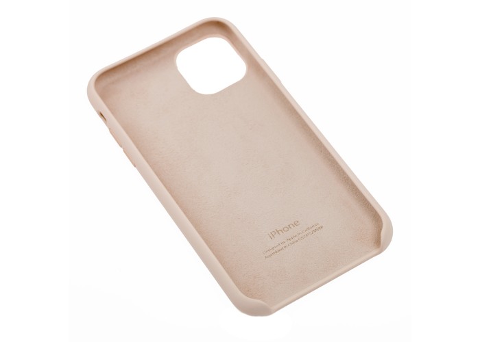 Чехол Silicone для iPhone 11 Pro Max Premium case pink sand