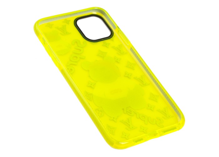 Чехол для iPhone 11 Pro Max Neon print bear supreme