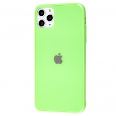 Чехол для iPhone 11 Pro Max New glass мятный