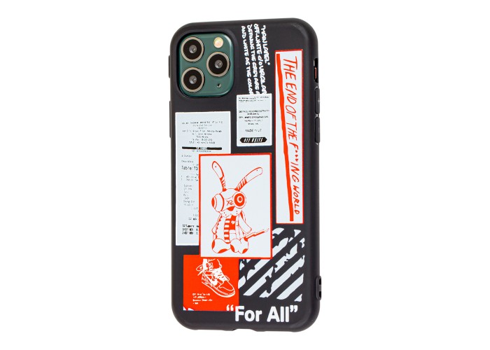 Чехол для iPhone 11 Pro Max Smoothy print off-white rabbit