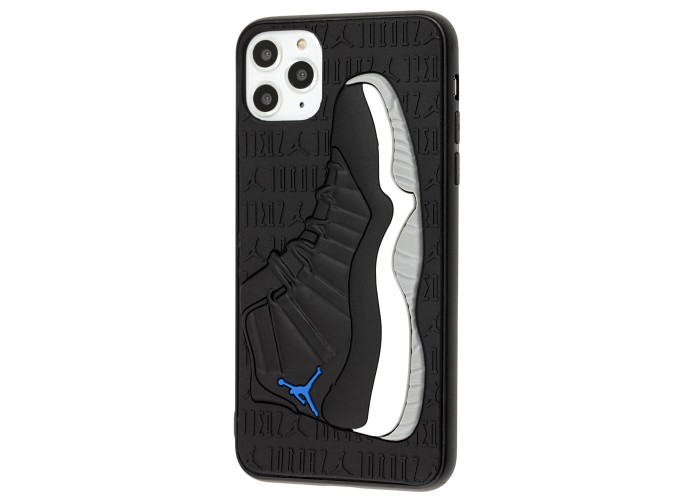 Чехол для iPhone 11 Pro Max Sneakers Brand jordan черный / серый