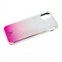 Чехол для iPhone 11 Pro Max Swaro glass серебристо-малиновый
