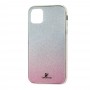 Чехол для iPhone 11 Pro Max Swaro glass серебристо-розовый