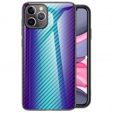 Чехол для iPhone 11 Pro Max Twist glass "голубой"