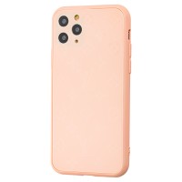 Чехол для iPhone 11 Pro Max glass LV персиковый