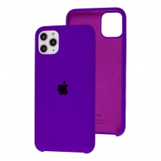 Чехол silicone для iPhone 11 Pro Max case фиолетовый