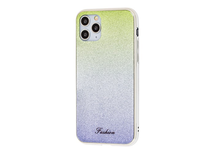 Чехол для iPhone 11 Pro Max Ambre Fashion лимонно / серебристый