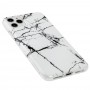 Чехол для iPhone 11 Pro Max Design Mramor Glossy белый