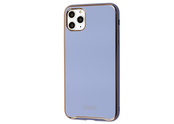 Чехол для iPhone 11 Pro Max Glass Premium сиреневый
