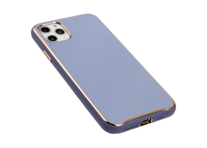 Чехол для iPhone 11 Pro Max Glass Premium сиреневый