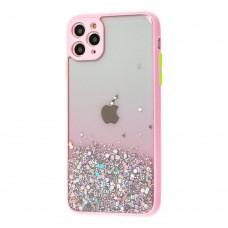 Чехол для iPhone 11 Pro Max Glitter Bling розовый