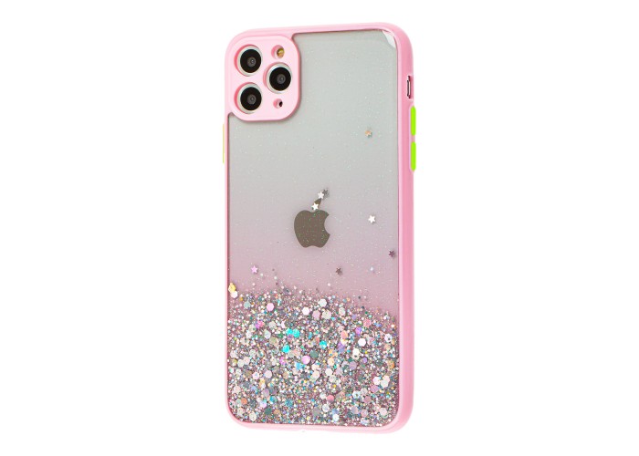 Чехол для iPhone 11 Pro Max Glitter Bling розовый